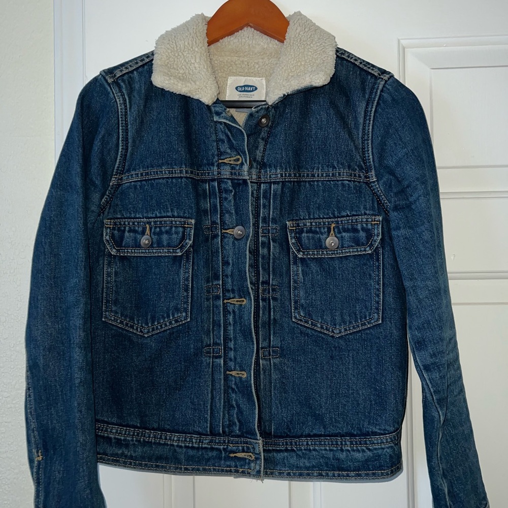 Sherpa lined Denim Jean Jacket
